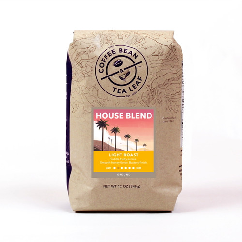 The Coffee Bean & Tea Leaf House Blend Light Roast Ground Coffee 12 Oz. Bag