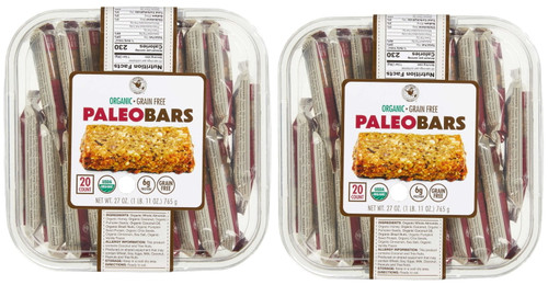 2 Pack | Universal Bakery Organic Paleo Bars 20 Count