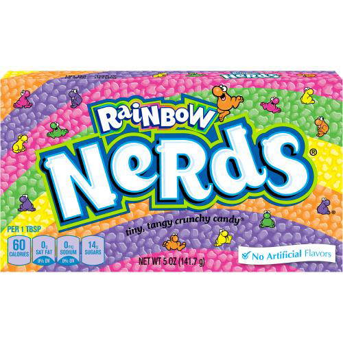 Nerds, Rainbow Tiny Tangy Crunchy Candy