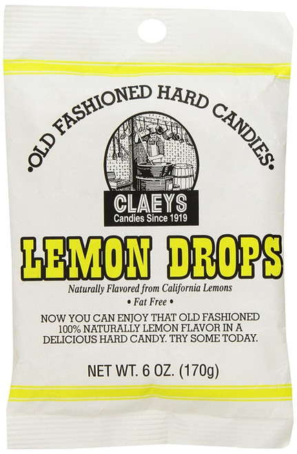 Claeys Old Fashioned Hard Candy Lemon, 6 Ounce
