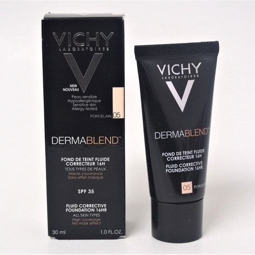 Vichy Dermablend Fluid Foundation Spf35 30ml, 05 Porcelain