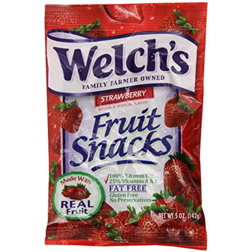 Welchs Strawberry Fruit Snacks, 5-ounce (pack Of 12)