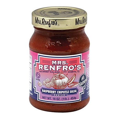 Mrs. Renfro's Chipotle Salsa Raspberry, 16 Oz