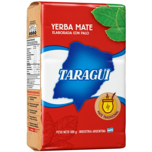 Taragui Yerba Mate With Stem, Taragui Red Con Palo Loose Leaf Tea, 35.2 Oz