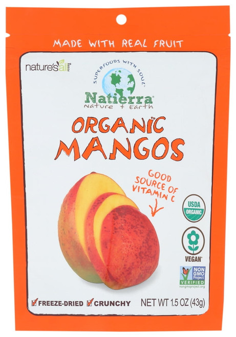 Natierra, Mangos, Organic, Freeze Dried, 1.5 Oz