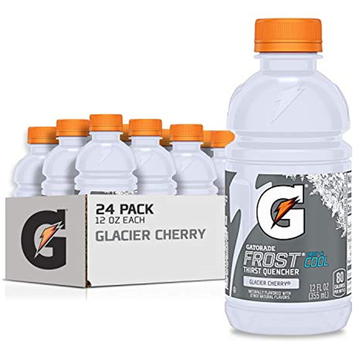 Gatorade Thirst Quencher, Glacier Cherry,12 Fl Oz (pack Of 24)