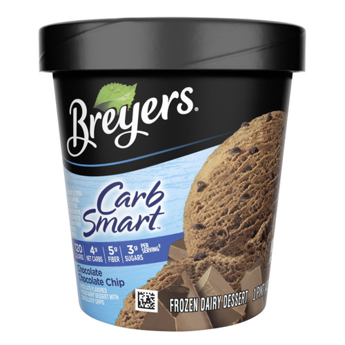 Breyers Carbsmart™ Frozen Dairy Dessert, Chocolate Chocolate Chip, Ice Cream Alternative 1 Pint