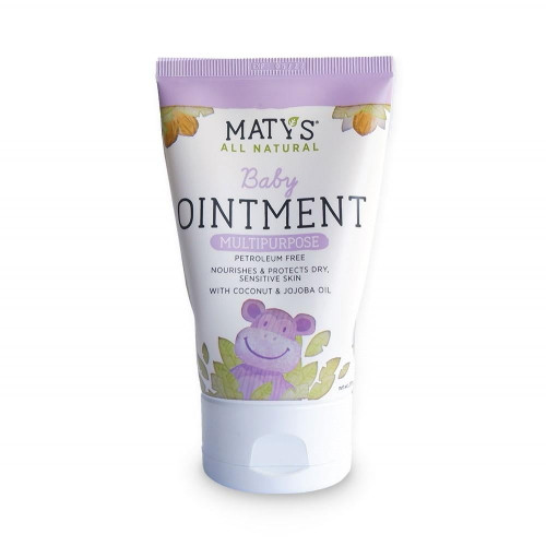 Maty's All Natural Baby Diaper Rash Ointment, Petroleum-free, 3.75 Oz Tube