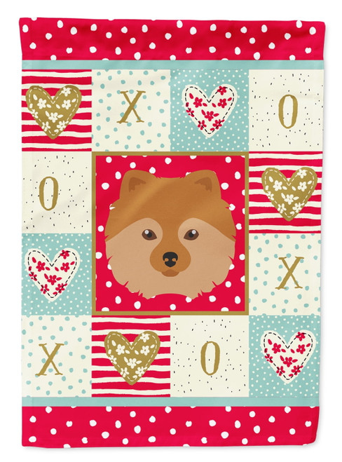 German Spitz Garden Flag