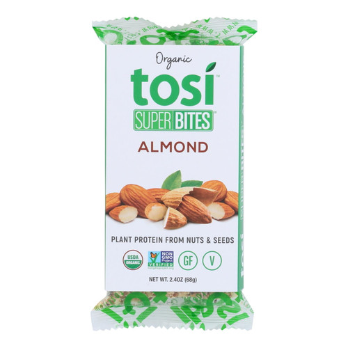 Tosi, Snack Bars, Gmo Free, Almond, 12 Ct, 2.4 Oz