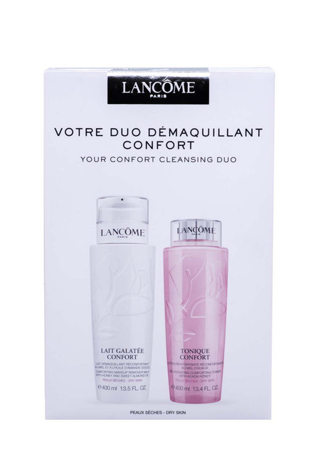 Lancome Confort Duo Box. Removes Make-up And Moisturizes Dry Skin. For Gently Purified Skin