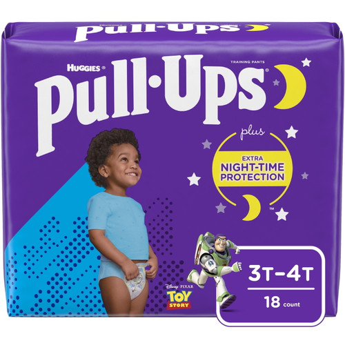 Pull-ups Training Pants, 3t - 4t, 18 Count