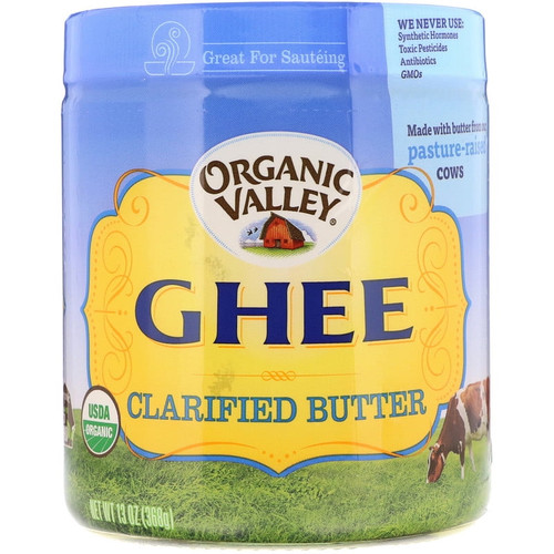 Organic Valley, Organic, Ghee, Clarified Butter, 13 Oz Pack Of 3