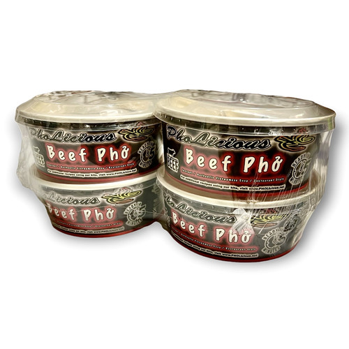 Instant Beef Pho (phở Bo) Authentic Vietnamese Soup / Restaurant Style / Single Serve Bowls - Pholicious Brand