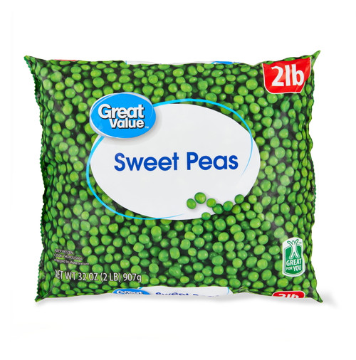 Great Value Sweet Peas, 32 Oz (frozen)