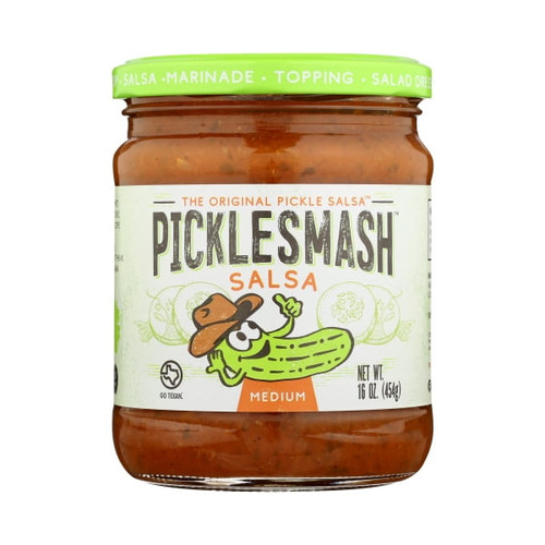 Picklesmash: Salsa Medium, 16 Oz Pack Of 6