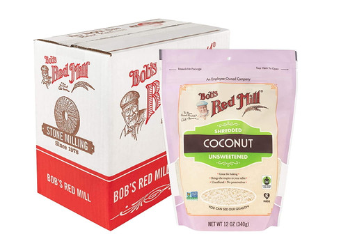 Bob's Red Mill Shredded Coconut (unsweetened), 12-ounce (pack Of 4)