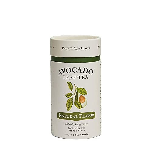 Avocado Leaf Tea - Natural - Decaffeinated Herbal Tea - Cold Brew Or Hot Tea - 100% All Natural Healthy Tea Immune Boosting Antioxidant - 15 Tea Bags, 30 Servings, .49 Cents A Cup