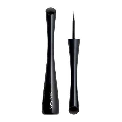 Covergirl Get In Line Liquid Eyeliner, 325 Black Vinyl, 0.08 Oz, Feather-fine Tip, Contour-grip Handle, Quick-dry Liquid Eyeliner, Removes Easily