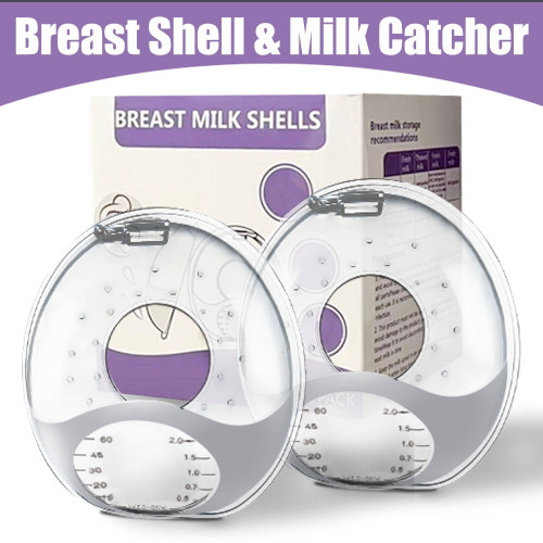 Ifanze Breast Milk Collection Cups For Breastfeeding Relief, Set Of Two Silicone Cups, Bpa Free