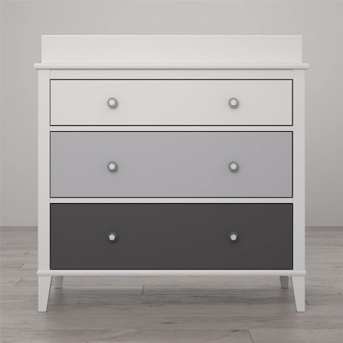 Fulenqnu Monarch Hill Poppy 3 Drawer Changing Table Gray
