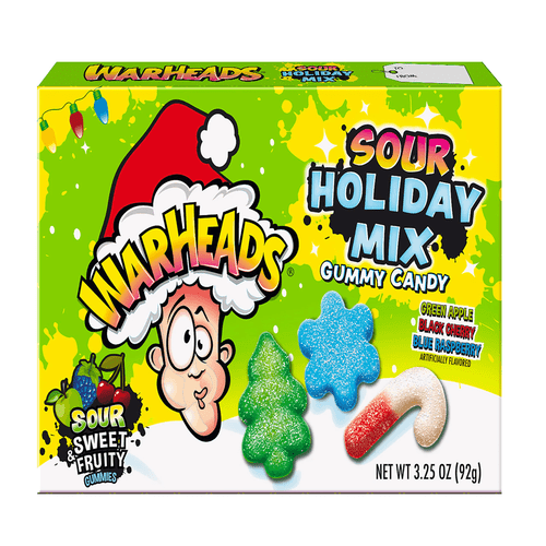 Warheads Sour Holiday Mix, 3.25-oz. Theatre Boxes