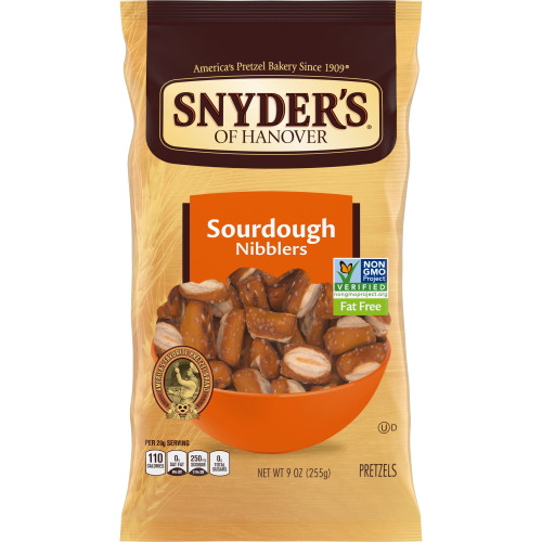 Snyder's Of Hanover Pretzels, Sourdough Nibblers, 9 Oz