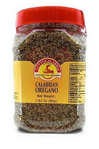 Tuttocalabria, Dried Calabrian Oregano, Italian Seasoning, Shaker, 2.82 Oz (80g) Medium Size Pack All Natural, Non-gmo, Product Of Italy