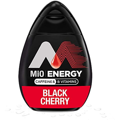 Mio Liquid Water Enhancer - Makes 24 Servings + Vitamins, 1.62 Oz Each, (black Cherry, Pack Of 5)