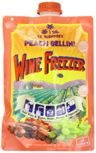 Lt. Blender's Wine Freezer Peach Bellini, 3 Pack, 9.7 Fl Oz