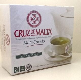 2-pack Cruz De Malta Yerba Mate Elaborada Mate Cocido 50 Tea Bags