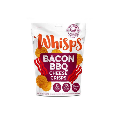 Cello, Keto Friendly Snack, Low Carb, 100% Cheese, Gluten Free, 2.12 Oz. Packages (bacon Bbq, One Pack)
