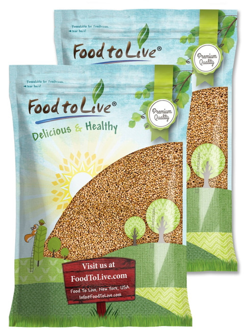 Buckwheat Kasha, Non-gmo Verified, 20 Pounds — Vegan, Kosher — By Food To Live