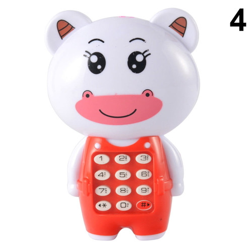 Kdqueery Baby Electronic Phone Toy Children Cartoon Light Flashing Music Mobile Phone Toy New