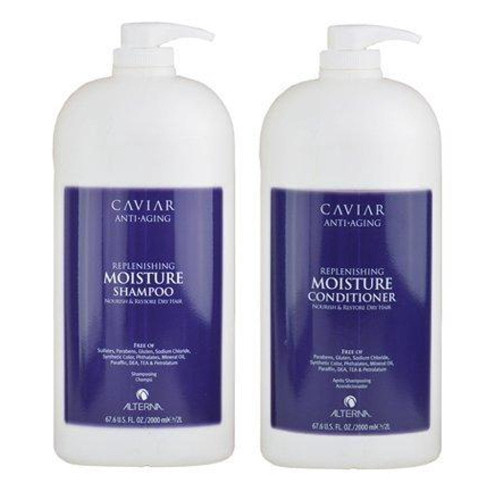 Alterna Caviar Anti Aging Replenishing Moisture Shampoo And Conditioner 67.6 Oz Duo