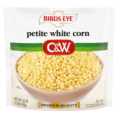 Birds Eye C&w Premium Quality Petite White Corn, Frozen, 16 Oz