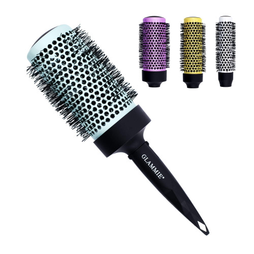 Glammie 4 In 1 Round Brush Set  - Blowout Round Detachable Barrel Hairbrush For Blow Drying