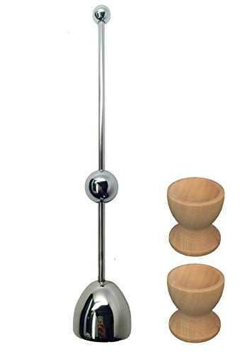 Jjmg Stainless Steel Egg Topper Shell Cracker, Easter Premium Kitchen Tool For Removing The Top Of Raw, Soft Or Hard Boiled Eggs, Open, Separate And Cut The Top Of The Egg Shell Smooth Round