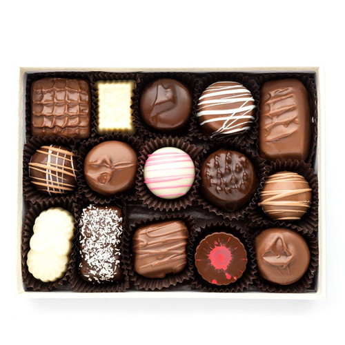 Jackie's Chocolate Assorted Chocolates, 1/2 Lb