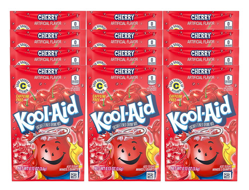 Kool-aid Cherry Unsweetened Drink Mix (12 Packets)