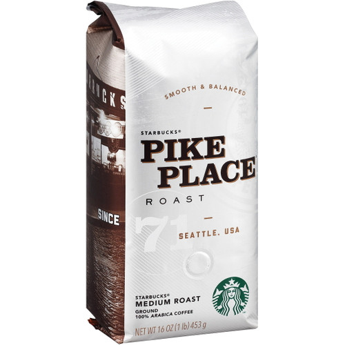 Starbucks, Sbk12411954, Pike Place Ground Coffee, 1 Each