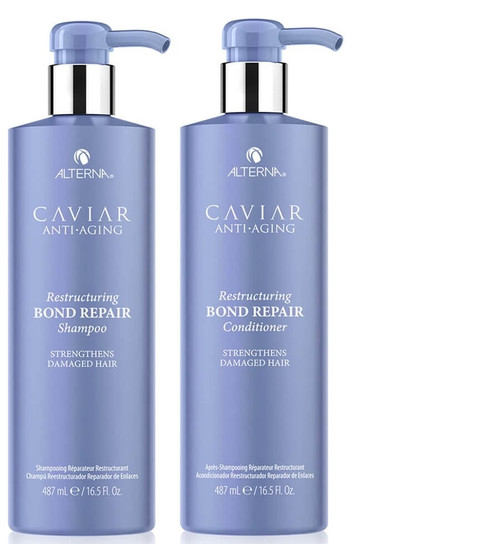 Alterna Caviar Anti-aging Restructuring Bond Repair Shampoo And Conditioner 16.5 Oz