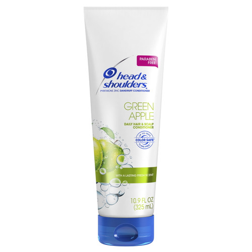 Head And Shoulders Green Apple Daily-use Paraben Free Anti-dandruff Conditioner, 10.9 Fl Oz
