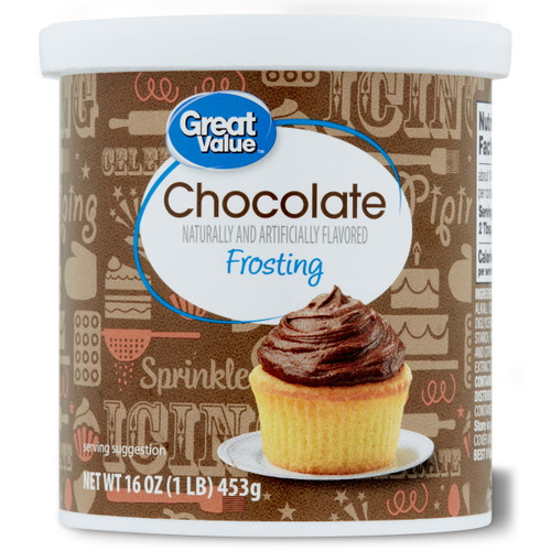 Great Value Chocolate Frosting 16 Oz 1 Pack