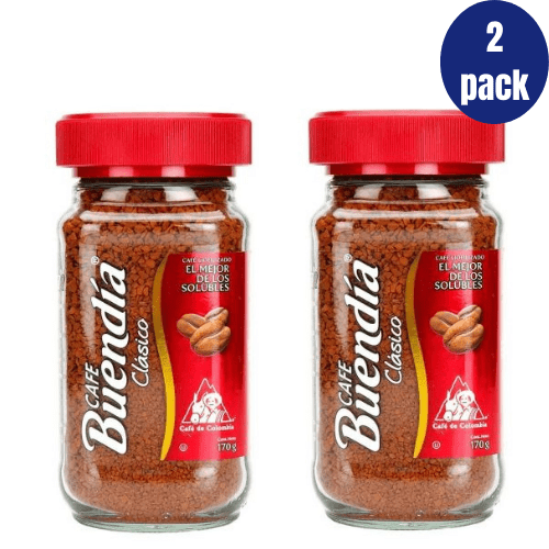 Classic Instant Coffee Buendia Instant 100% Colombiano Café (2.9oz) Each Cafe Instantaneo Buen Dia Clasico Cafe Colombiano Colombian Coffee