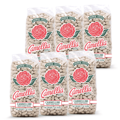Camellia Brand Dry Cannellini Beans 1lb (6pk)