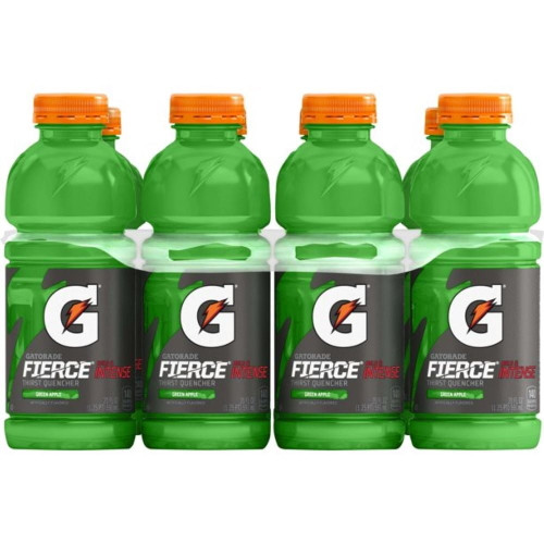 Gatorade Thirst Quencher Fierce Green Apple Sports Drink, 20 Oz Bottles, Quantity Of 32