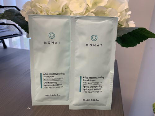 Monat New!! Advanced Hydrating Shampoo + Conditioner With Rejuveniqe's 10 Ml Trial Size