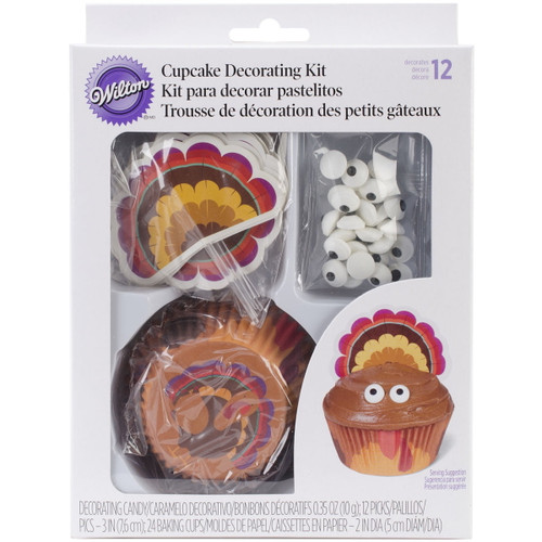 Wilton Cupcake Decorating Kit, Turkey 24 Ct. 415-1989
