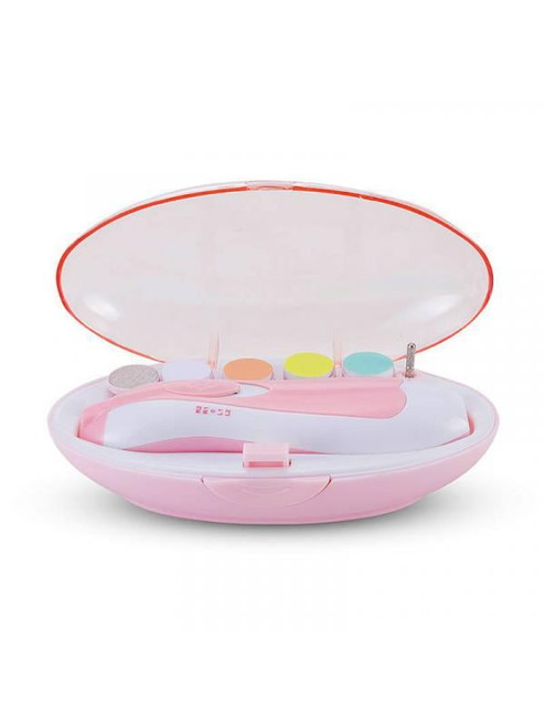 Topumt Electric Baby Safe Care Nail Clipper Cutter Newborn Trimmer Manicure